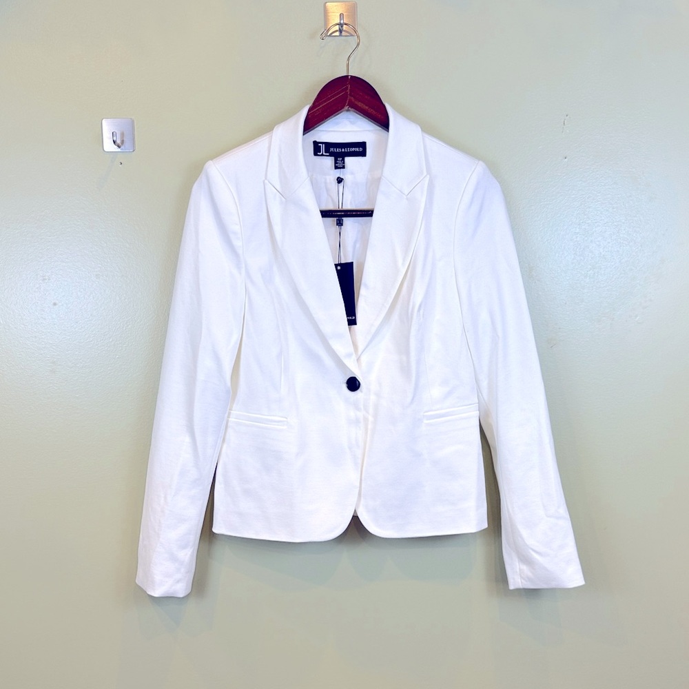 Jules & Leopold Classic White Blazer